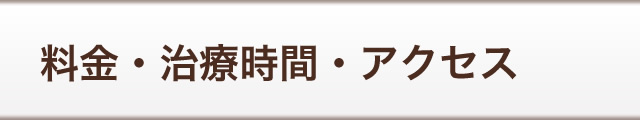 料金・治療時間・アクセス